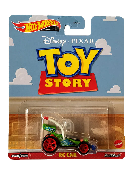 EXCLUSIVES Hot Wheels Premium Disney Pixar Toy Story RC Car - Green - 2022 Card