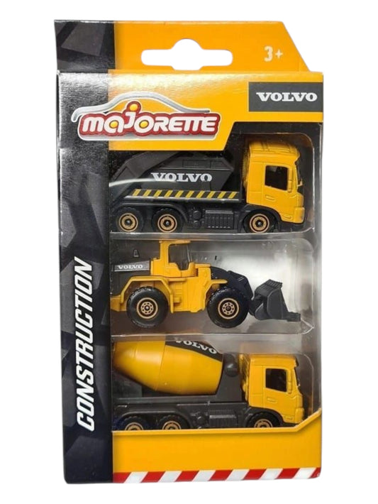 Majorette volvo construction 3 piece