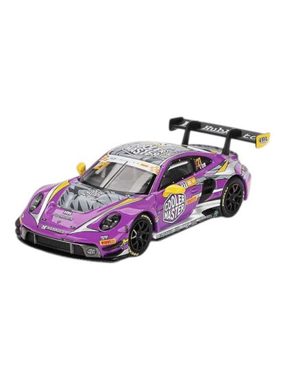 Mini GT Porsche 911 gt3 R#27 2023 fia gt world cup 70th macau grand prix hubauto Racing 1:64 scale