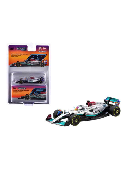 Tarmac Works Mercedes -amg f1 W13 E performance miami grand prix 2022 George Russell imported collection 1:64