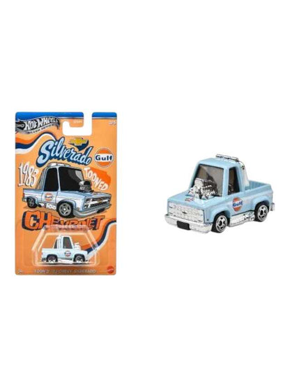 Hotwheels silver Series Tooned gulf set of 5 imported mainline card art 1:64 scale