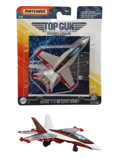 Matchbox TOP GUN MAVERICK Boeing F/A-18F Super Hornet. Includes Playmat. 1:64 Scale