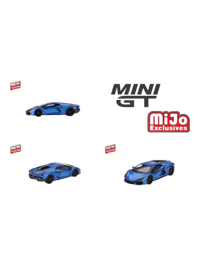 Mini GT Lamborghini Revuelto Blue Eleos imported collection 1:64