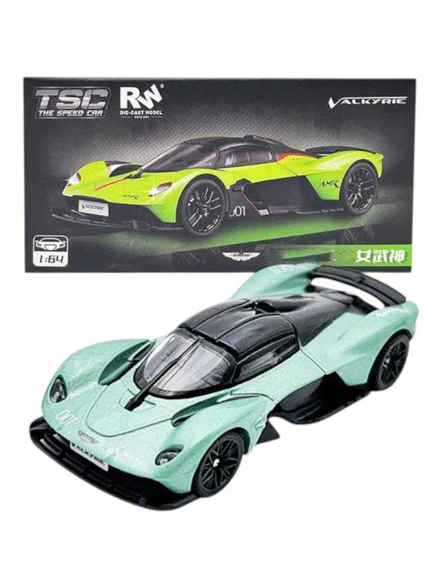 The speed car (TSC) die-cast model 1:64 with rubber wheels