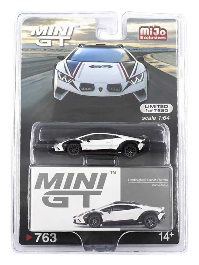 Mini GT Lamborghini Huracan sterrato Bianco Asopo imported collection 1:64