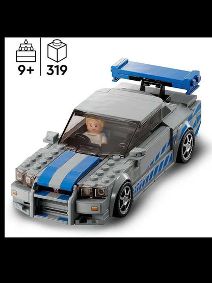 LEGO Speed champions 76917 2 fast 2 furious nissan skyline GT-R (R34)