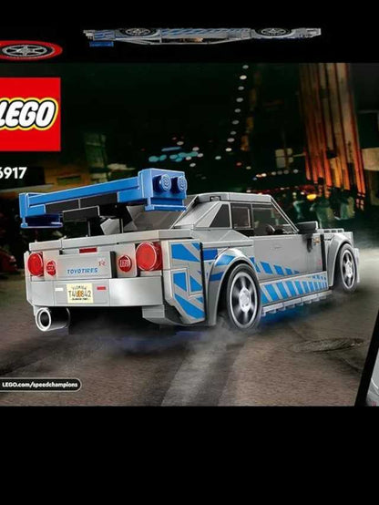 LEGO Speed champions 76917 2 fast 2 furious nissan skyline GT-R (R34)