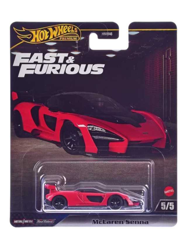 HotWheels fast and Furious McLaren senna imported premium collection 1:64 scale