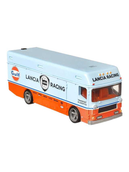 Hotwheels real riders lancia rally 037 euro hauler imported team transport 1:64 scale