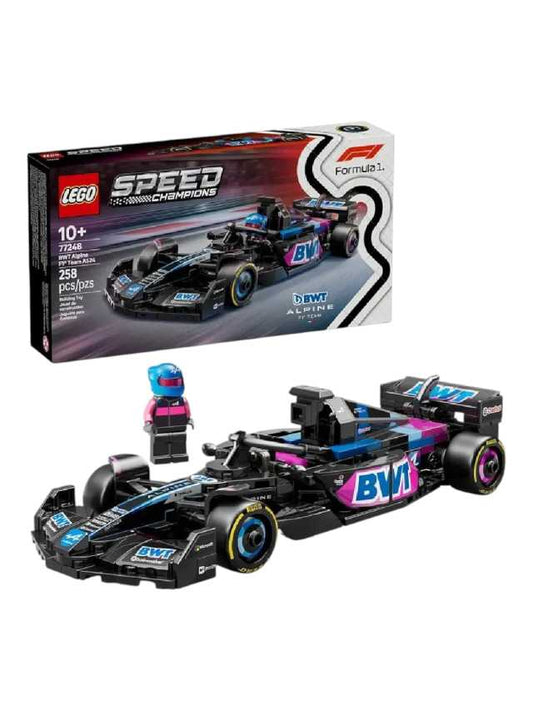 LEGO Speed Champions BWT Alpine F1 Team A524 Race Car Toy Vehicle 77248 Building Blocks