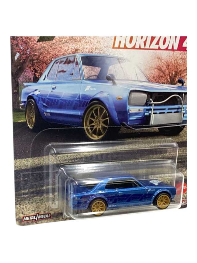 Hotwheels forza horizon 4 nissan skyline h/t 2000 gt-x imported premium 1:64 scale