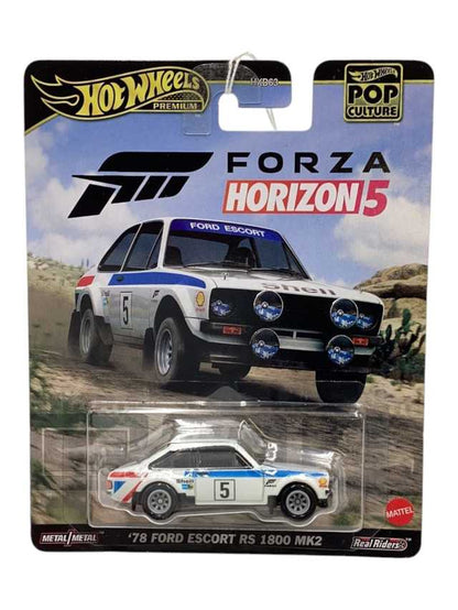 Hotwheels forza horizon 5 '78 Ford escort rs 1800 MK2 imported premium 1:64 scale