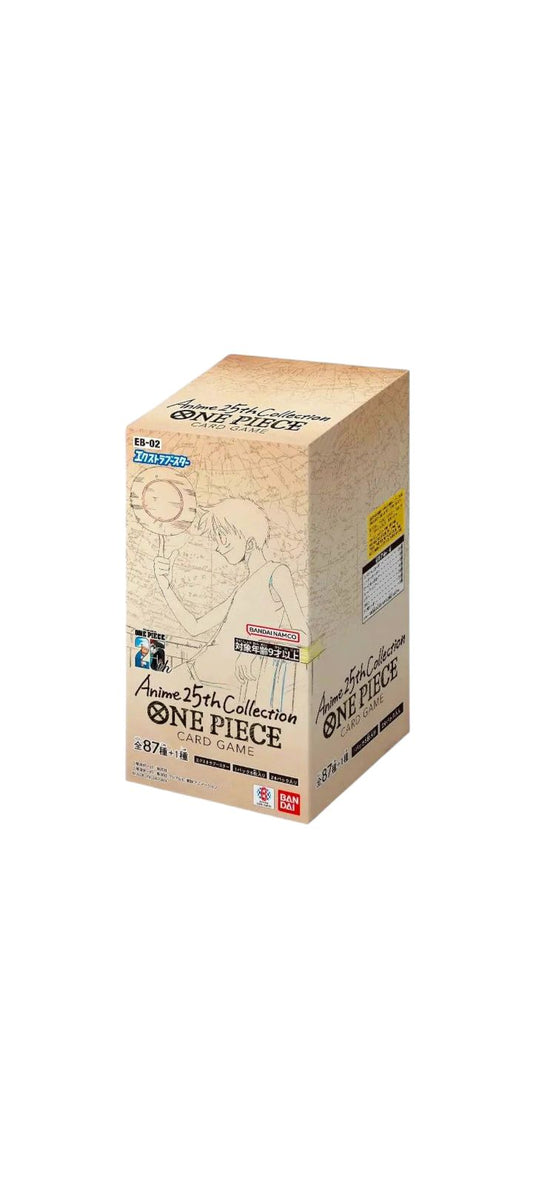 Anime 25th Collection One piece card game EB-02 Booster box Japanese  includes 24 packs