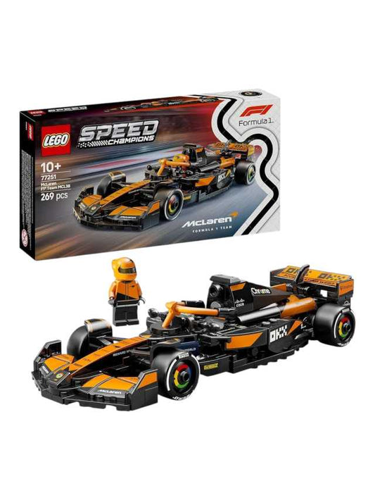 LEGO Speed Champions McLaren F1 Team MCL38 Race Car Vehicle Set 77251 Building Blocks