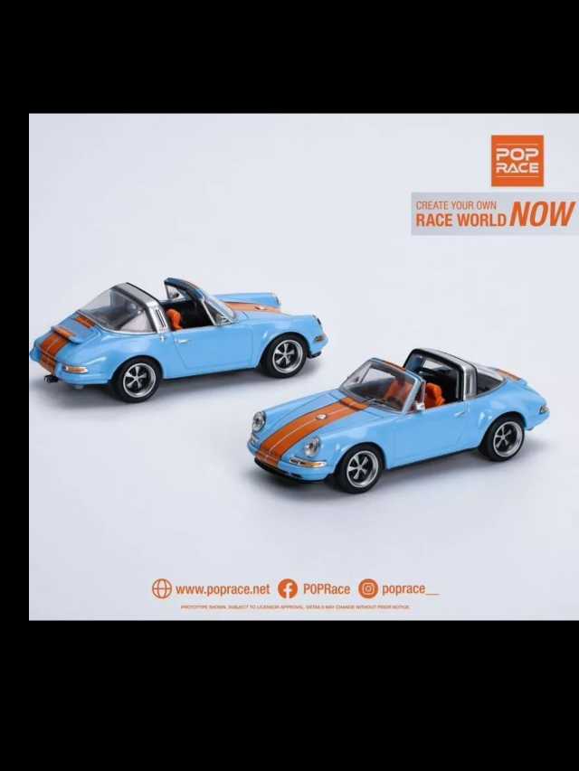 Pop race pr64-78 singer Targa 1:64 scale