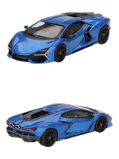 Mini GT Lamborghini Revuelto Blue Eleos imported collection 1:64