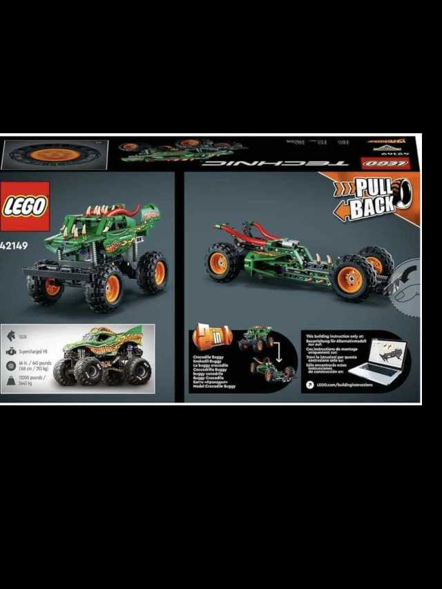 LEGO Technic 42149 monster jam dragon pull back