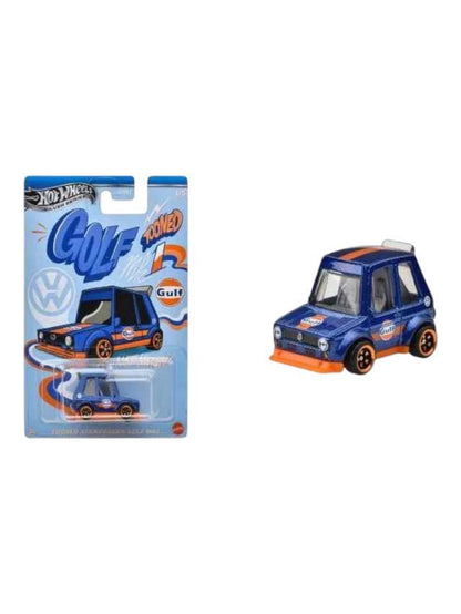 Hotwheels silver Series Tooned gulf set of 5 imported mainline card art 1:64 scale