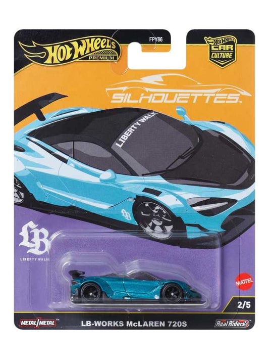 Hotwheels liberty walk lb-works McLaren 720s imported premium 1:64 scale