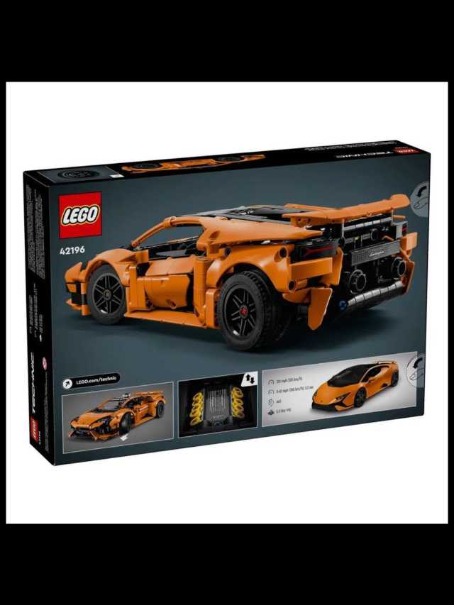 LEGO Technic 42196 Lamborghini Huracan tecnica orange