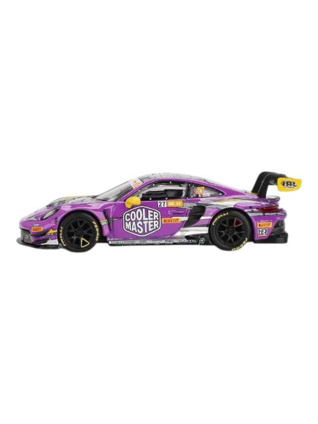 Mini GT Porsche 911 gt3 R#27 2023 fia gt world cup 70th macau grand prix hubauto Racing 1:64 scale