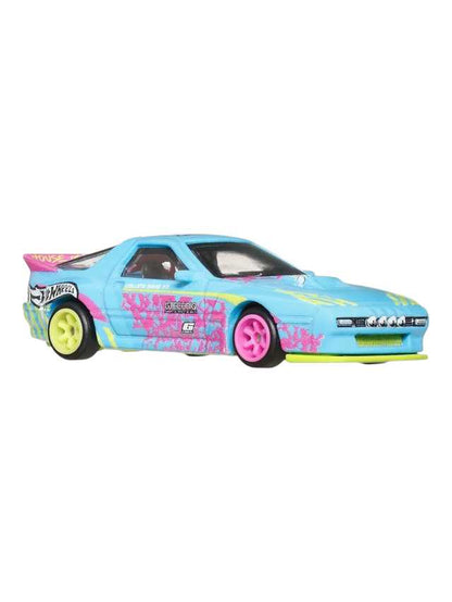 Hotwheels liberty walk mazda rx-7 fc pandem imported premium 1:64 scale